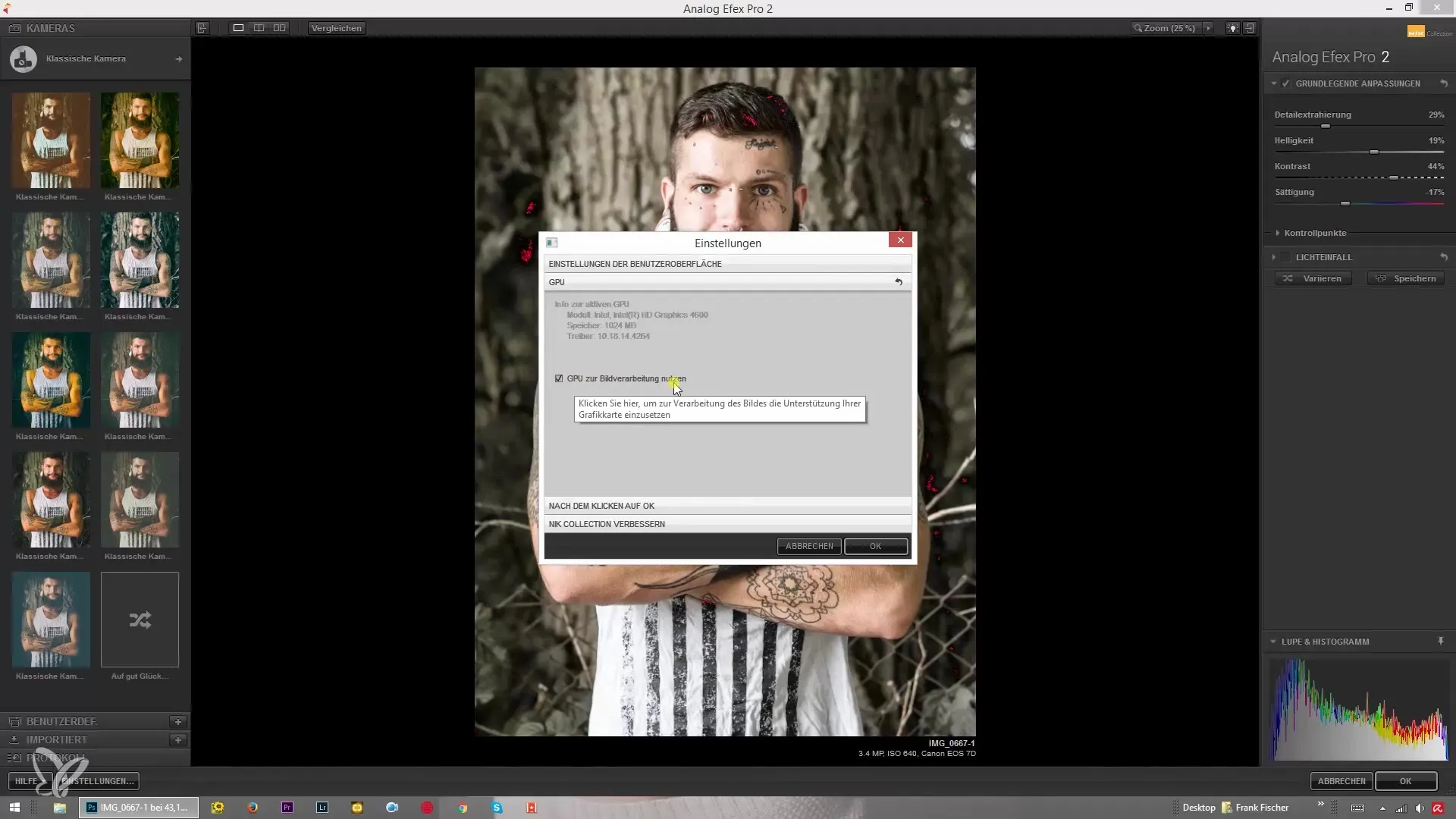 Analog Efex Pro 2 – Optimizar configuraciones importantes
