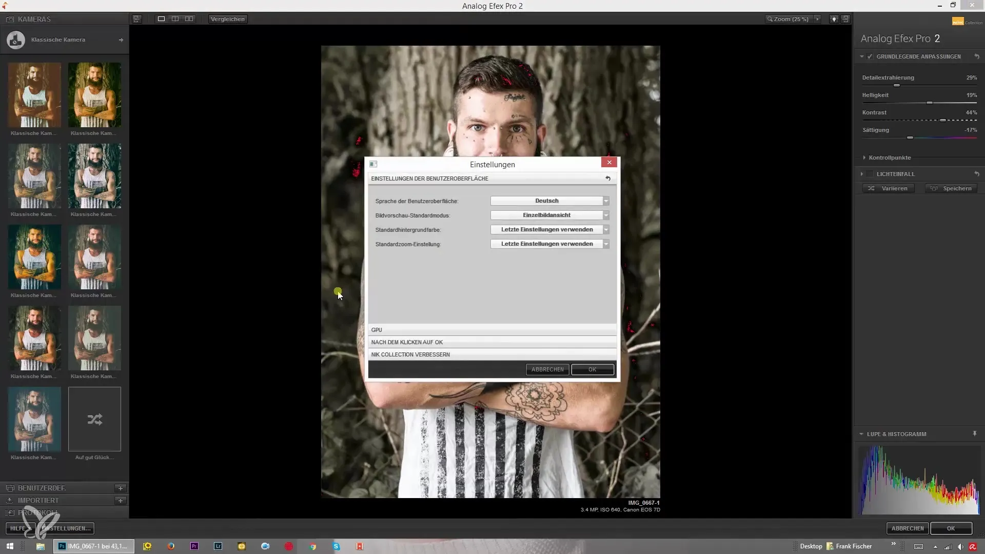 Analog Efex Pro 2 – Optimizar configuraciones importantes