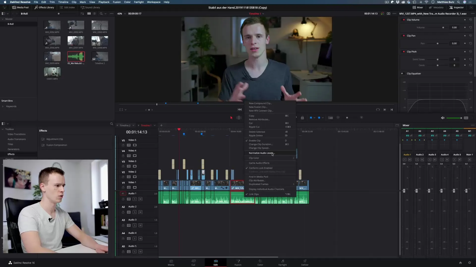 Audio-Pegel in DaVinci Resolve effektiv anpassen Audio-Pegel in DaVinci Resolve effektiv anpassen