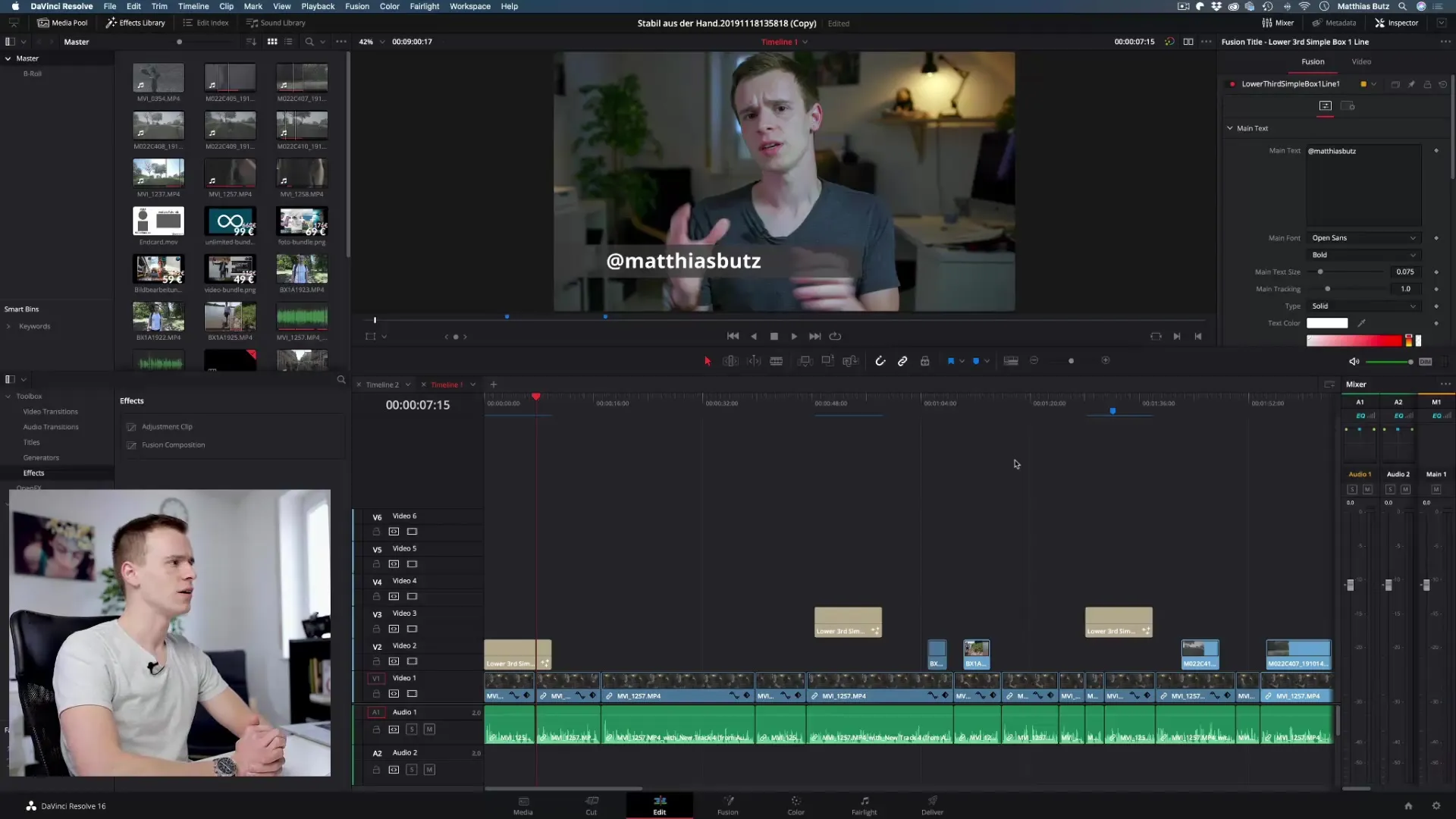 Audio-Pegel in DaVinci Resolve effektiv anpassen Audio-Pegel in DaVinci Resolve effektiv anpassen