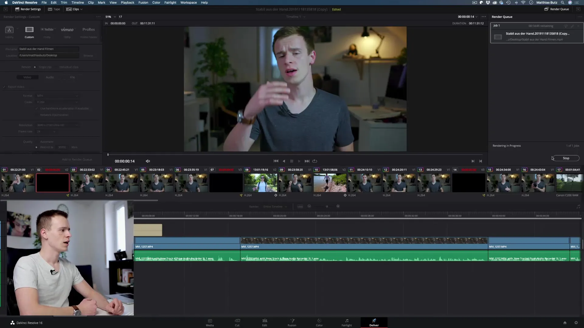 Optimale exportinstellingen in DaVinci Resolve Optimale exportinstellingen in DaVinci Resolve