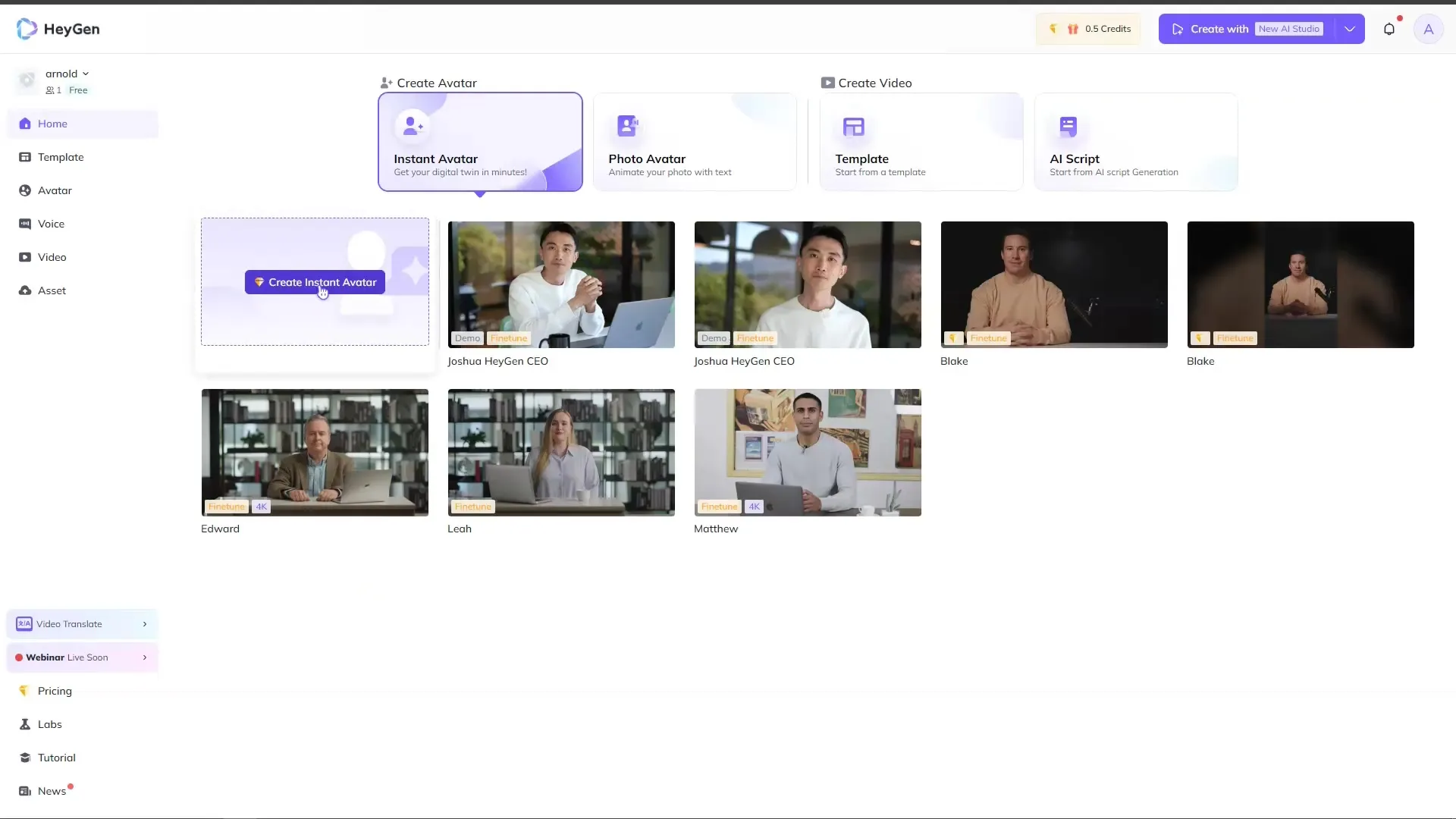 Membuat video KI dengan Heygen - Panduan lengkap