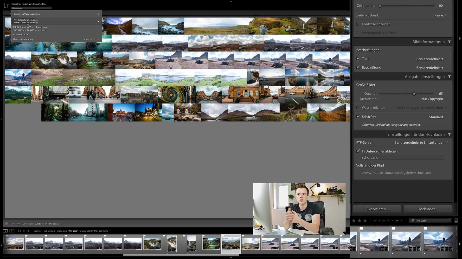 Como criar facilmente uma galeria online com Lightroom Classic CC