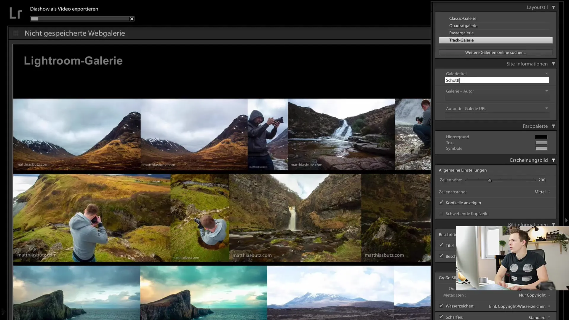 Como criar facilmente uma galeria online com o Lightroom Classic CC