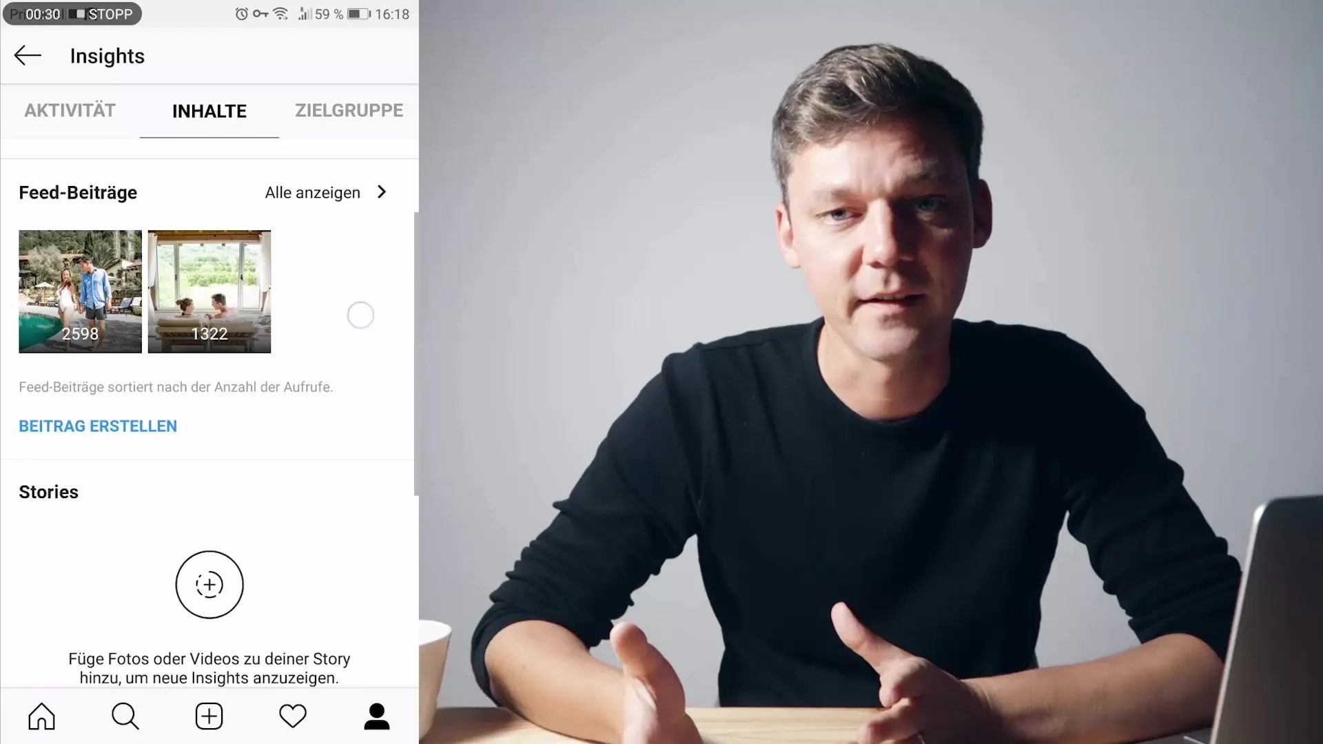 Instagram Insights effizient nutzen – So steigerst du dein Engagement Instagram Insights effizient nutzen – So steigerst du dein Engagement