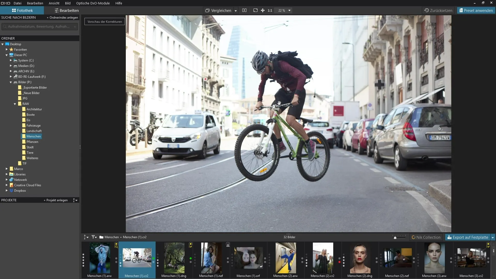 Navegación rápida y zoom en DxO PhotoLab Navegación rápida y zoom en DxO PhotoLab