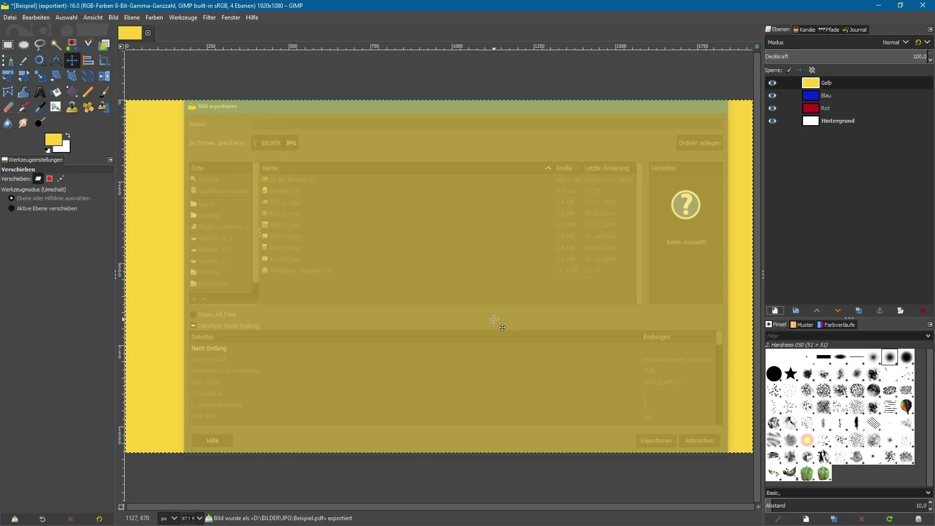 GIMP 2.10: Nuevos formatos de archivo y funciones GIMP 2.10: Nuevos formatos de archivo y funciones