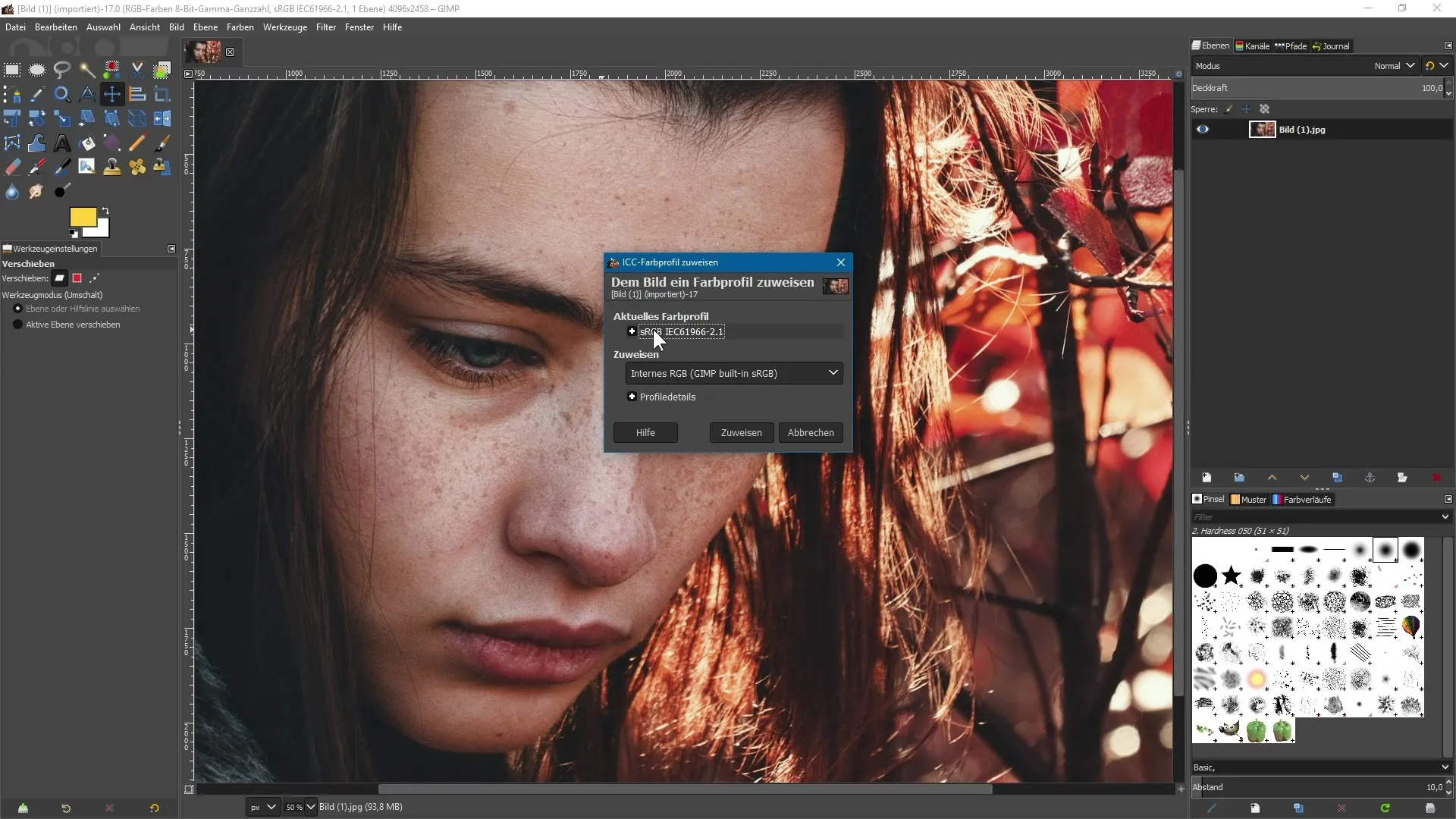 GIMP 2.10 Gestión del color: Funciones en detalle GIMP 2.10 Gestión del color: Funciones en detalle