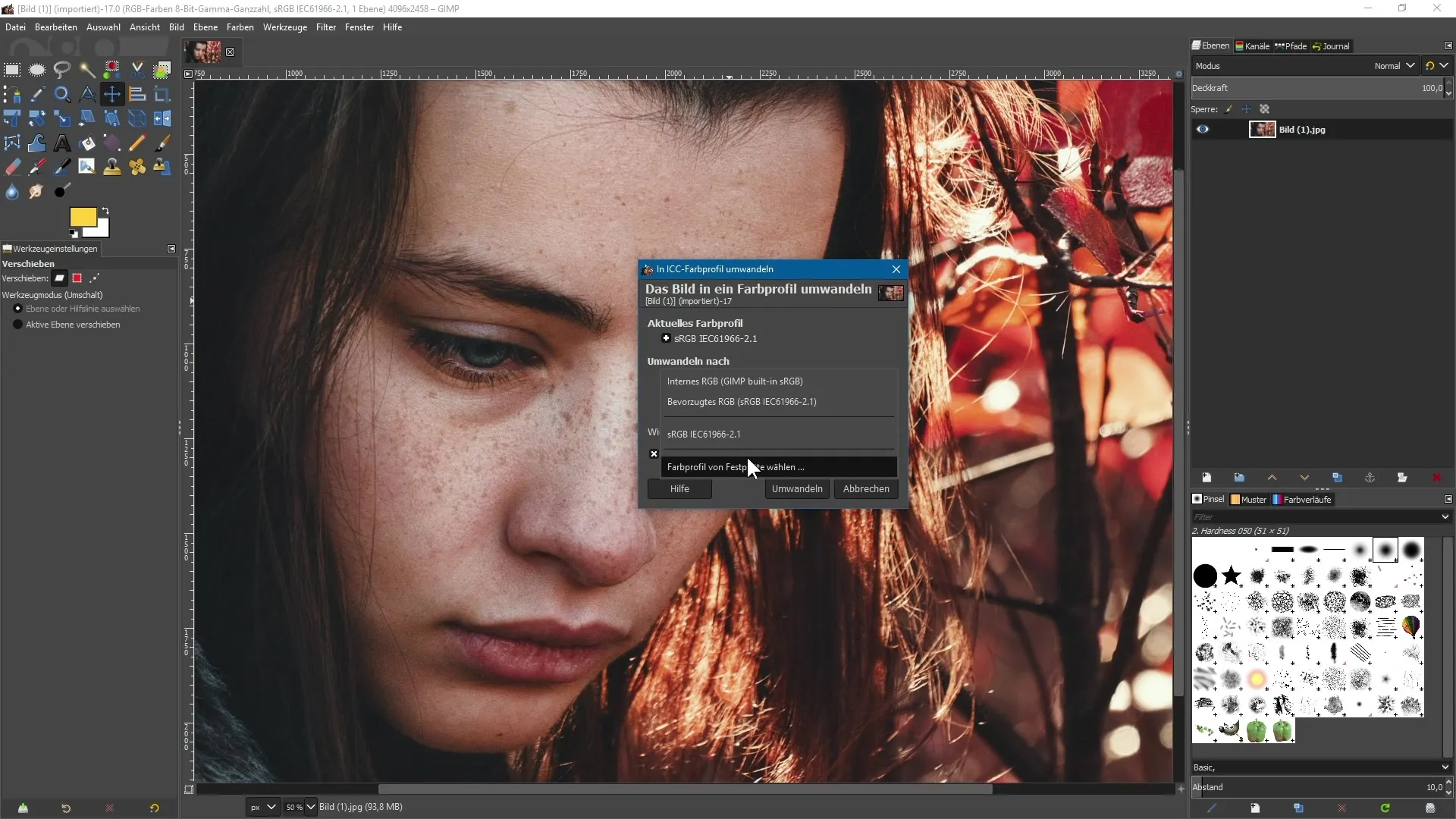 GIMP 2.10 Gestión del color: Funciones en detalle GIMP 2.10 Gestión del Color: Funciones en Detalle