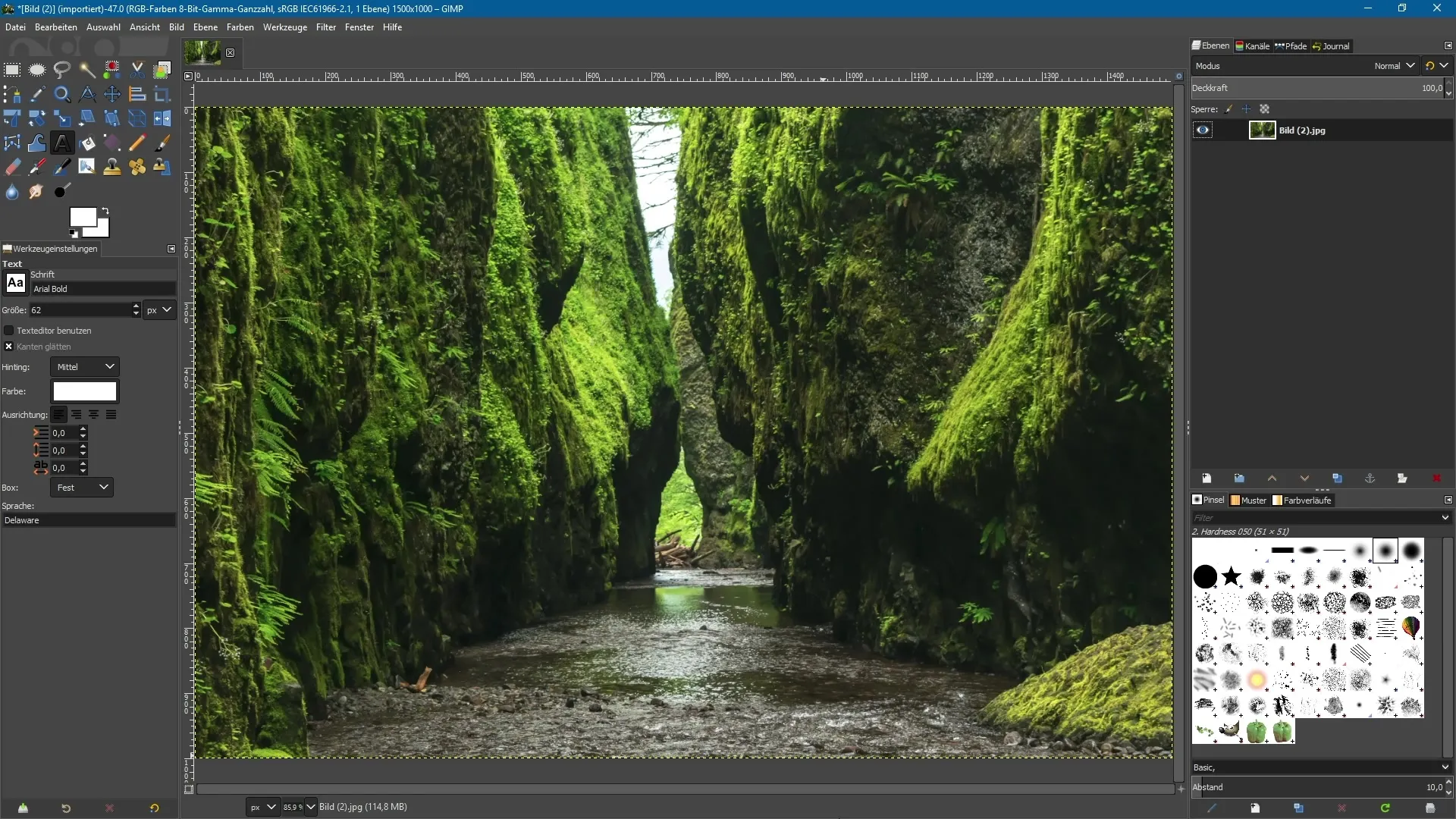 GIMP 2.10 Nueva herramienta de texto para diversas alineaciones de texto GIMP 2.10 Nueva herramienta de texto para diferentes alineaciones de texto
