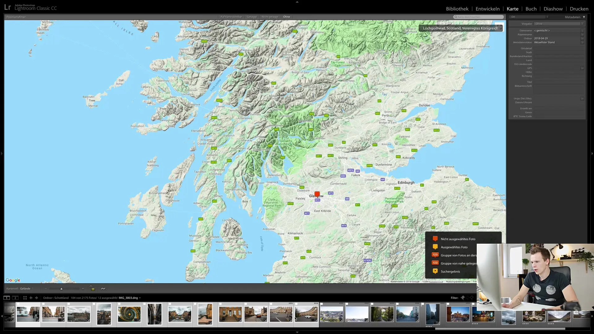 Uso del módulo de mapas en Lightroom Classic CC