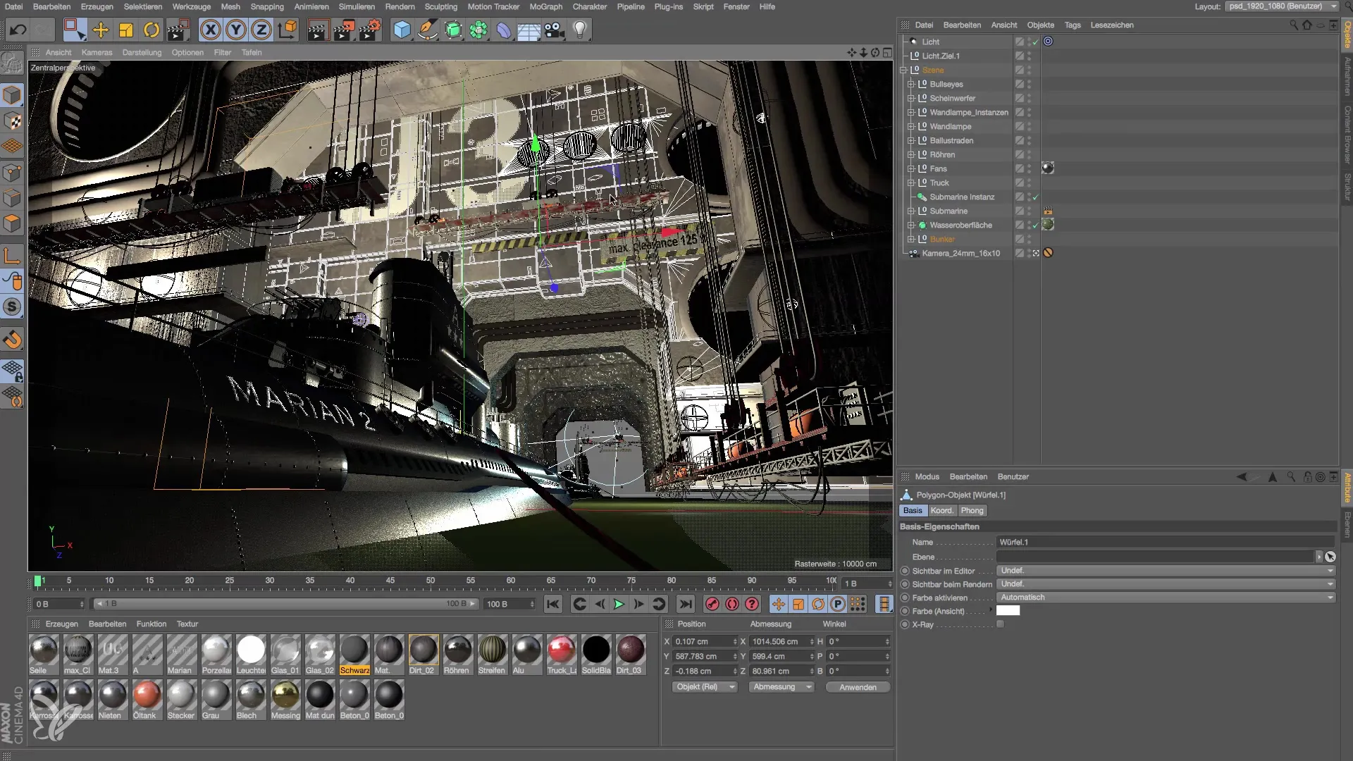 Streiflicht in Cinema 4D anlegen Streiflicht in Cinema 4D anlegen
