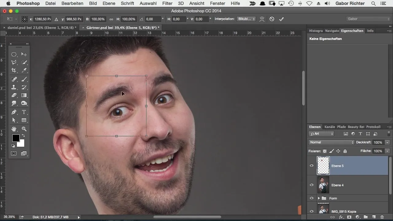 Augen im Comic-Stil vergrößern in Photoshop Augen im Comic-Stil vergrößern in Photoshop