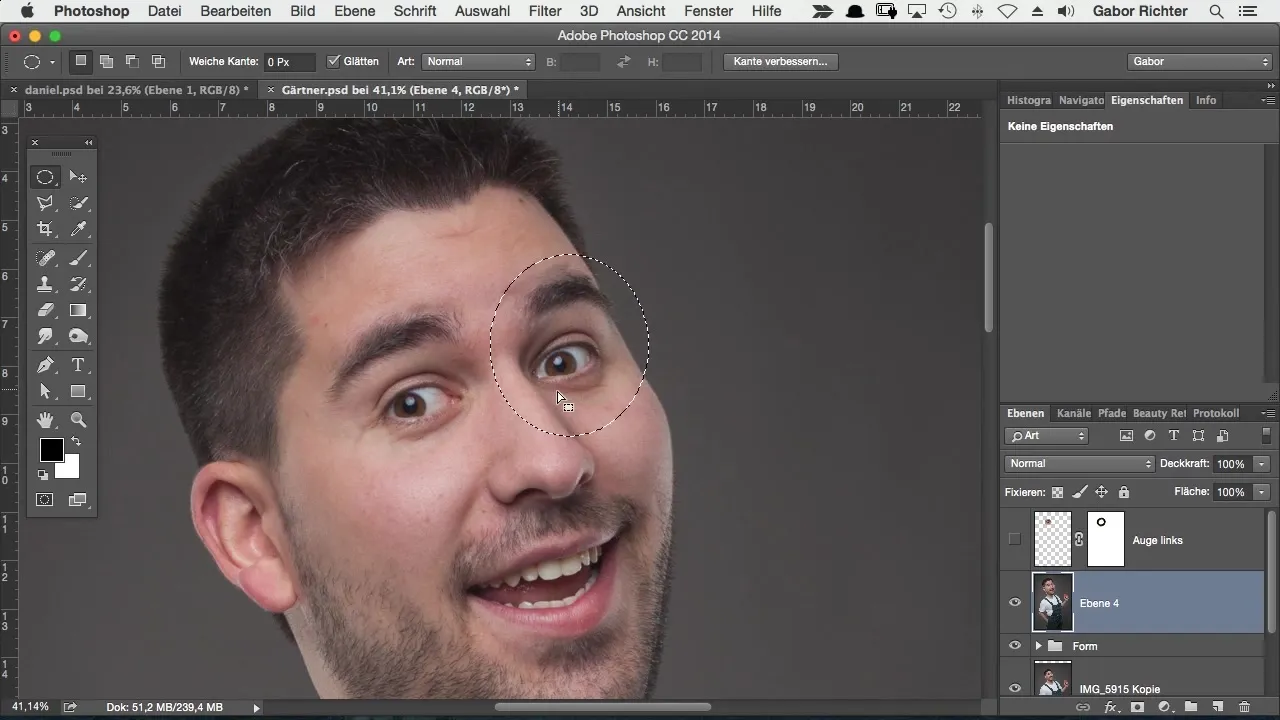 Augen im Comic-Stil vergrößern in Photoshop Augen im Comic-Stil vergrößern in Photoshop