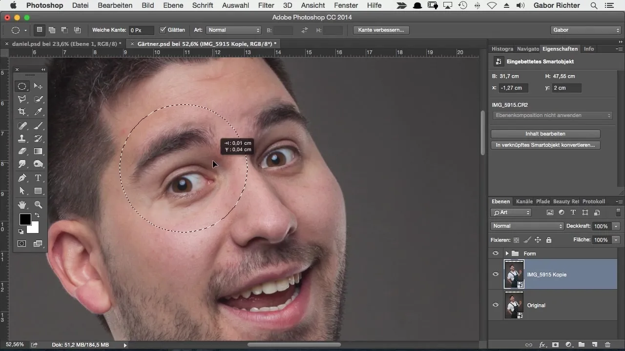 Augen im Comic-Stil vergrößern in Photoshop Augen im Comic-Stil vergrößern in Photoshop