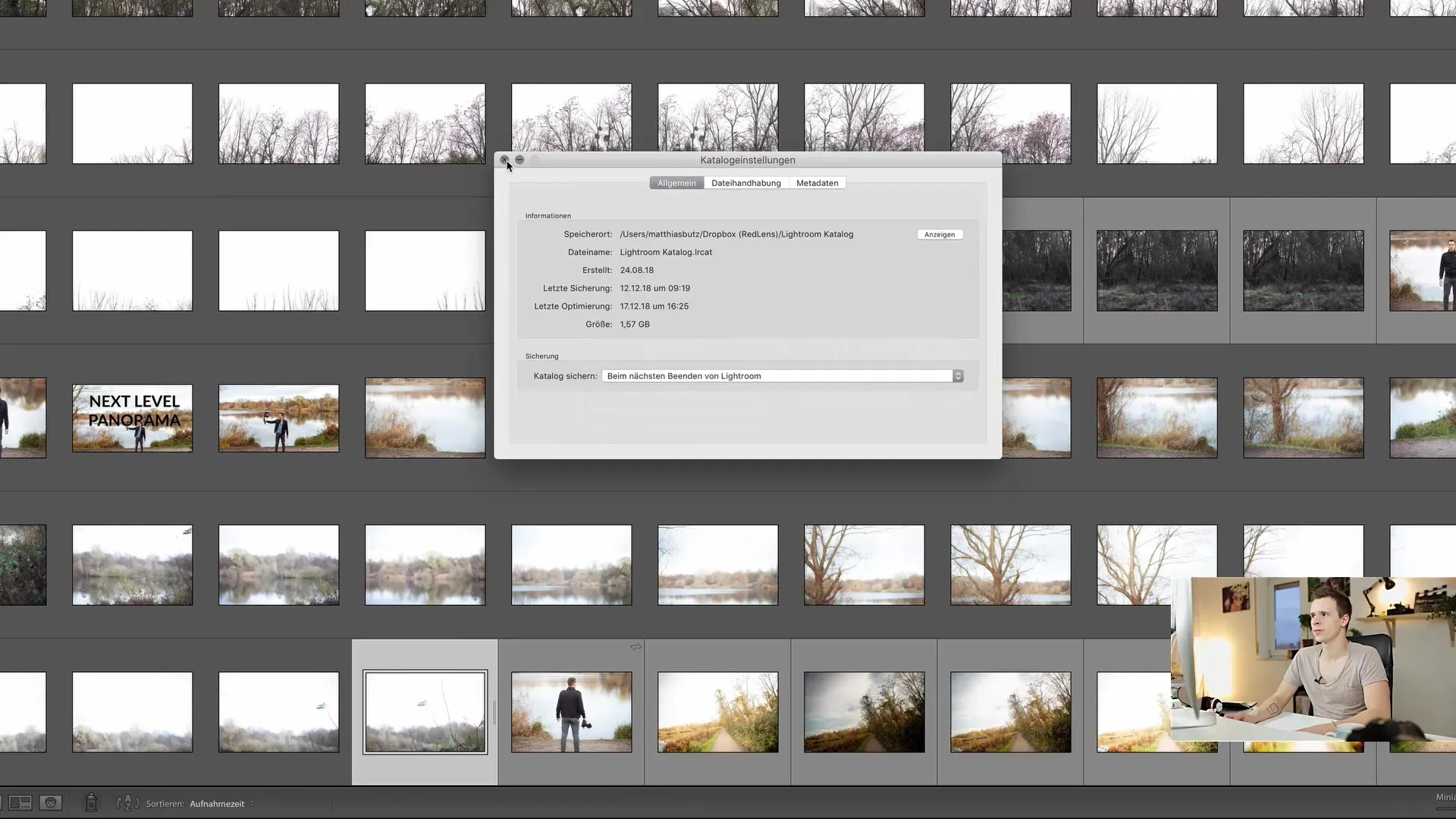 Hacer copias de seguridad regulares del catálogo en Lightroom Classic CC es fácil