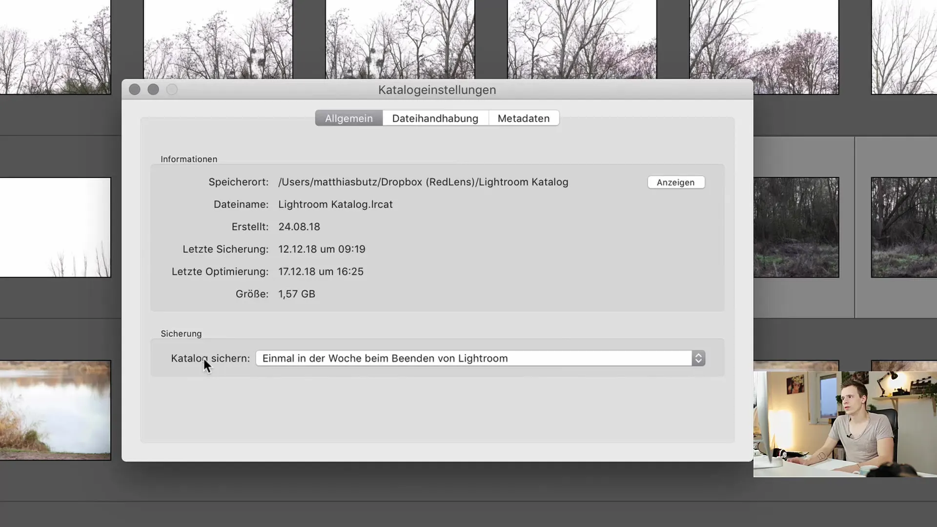Copia de seguridad regular del catálogo en Lightroom Classic CC hecha fácil