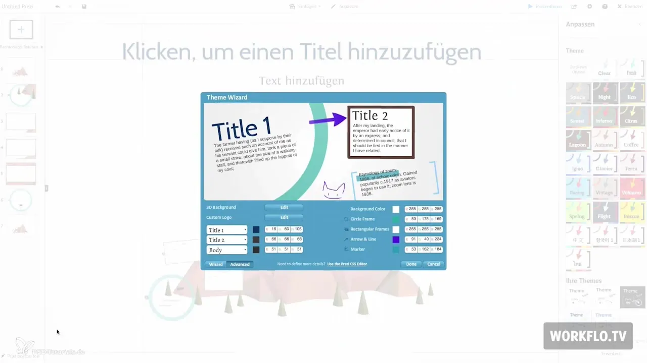 Prezi mallide loomine ja kohandamine - Ettevõtte kujundus Prezis Prezi šablonid loomine ja kohandamine - Ettevõtte disain Prezis