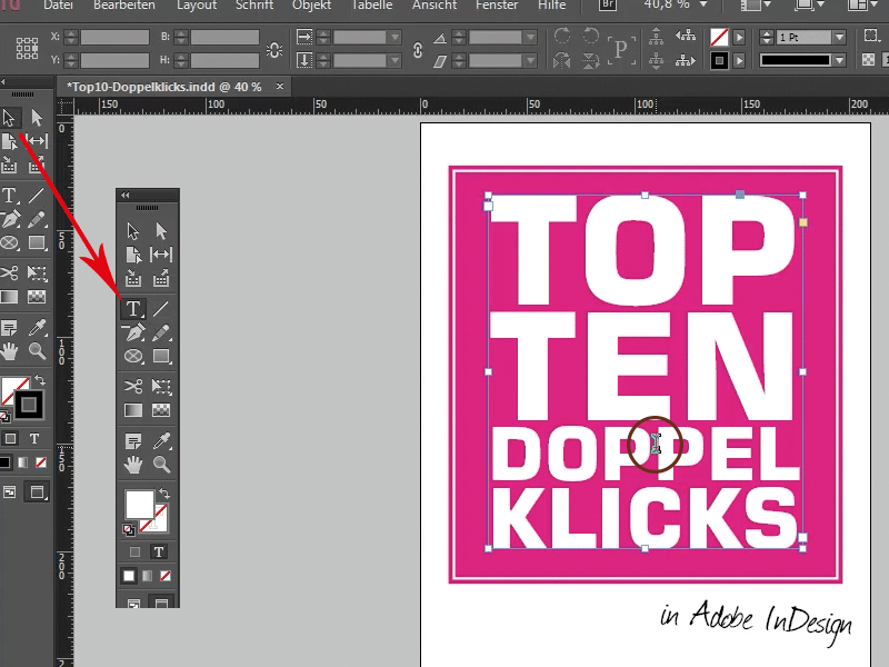 Top 10 double clicks in InDesign