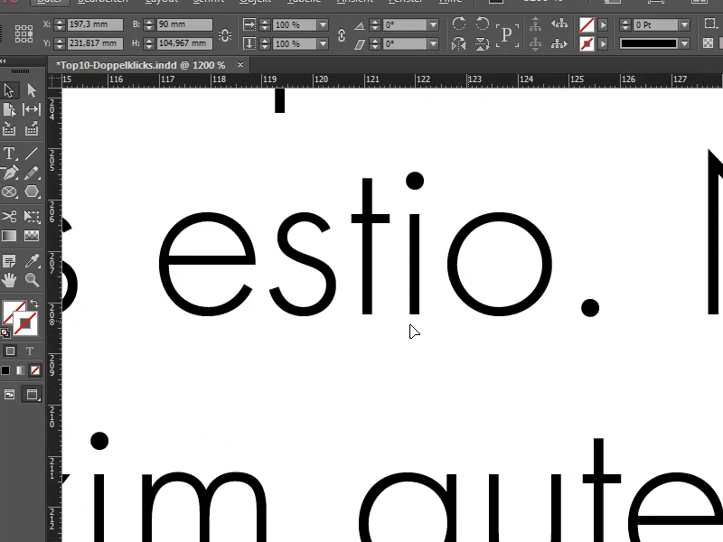Top 10 double clicks in InDesign