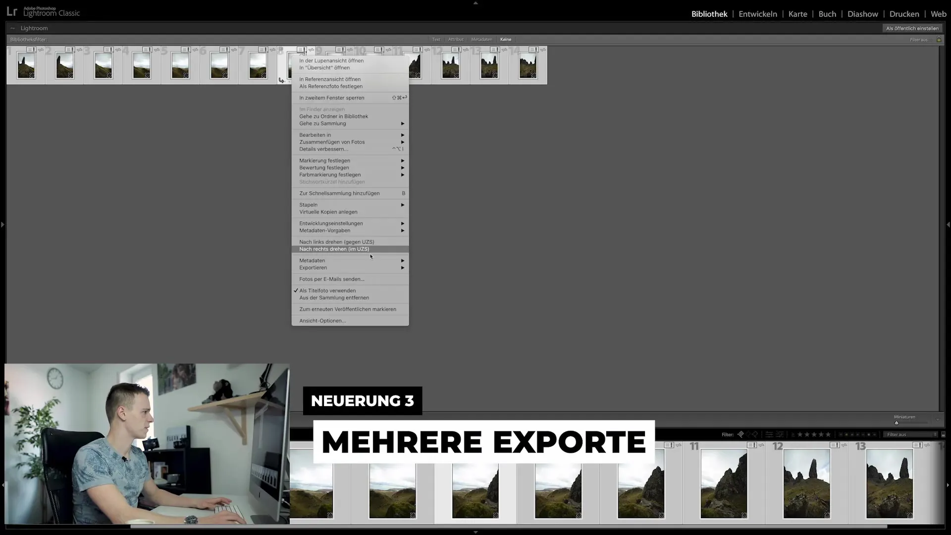 Nové funkce programu Lightroom Classic CC v přehledu