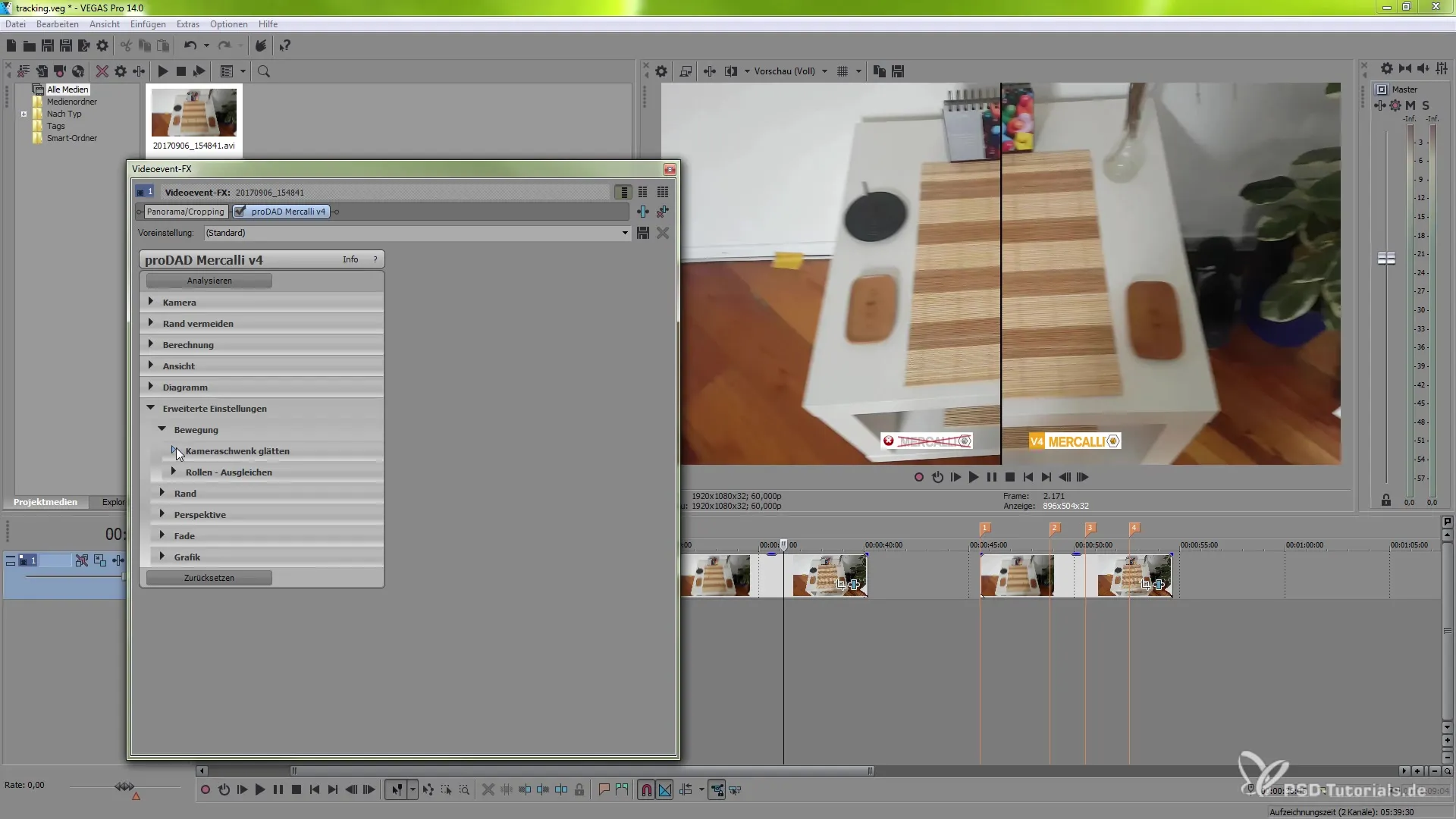 Estabilización de imagen en VEGAS Pro 14 – Tu guía paso a paso Estabilización de imagen en VEGAS Pro 14 – Tu guía paso a paso