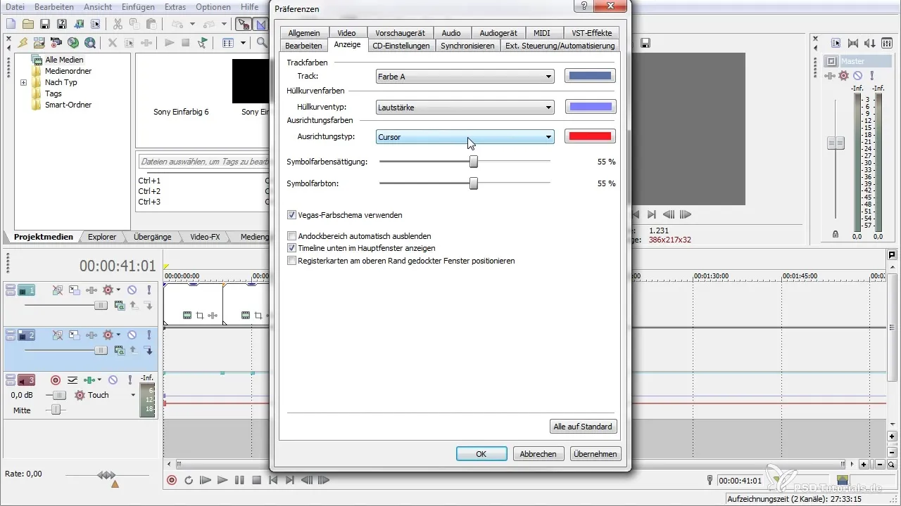 Ajustar el diseño de VEGAS Pro – Personalizar la interfaz de usuario Ajustar el diseño de VEGAS Pro – Personalizar la interfaz de usuario