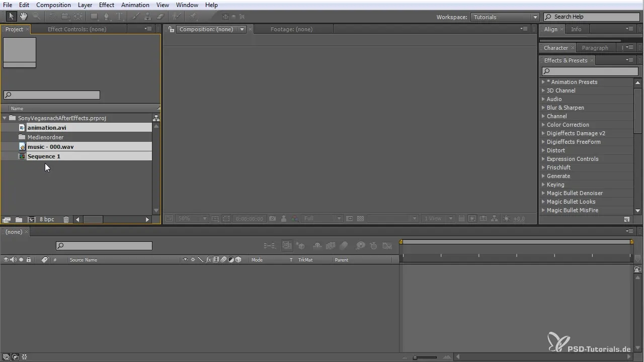 Flujo de trabajo eficiente entre VEGAS Pro y After Effects Flujo de trabajo eficiente entre VEGAS Pro y After Effects