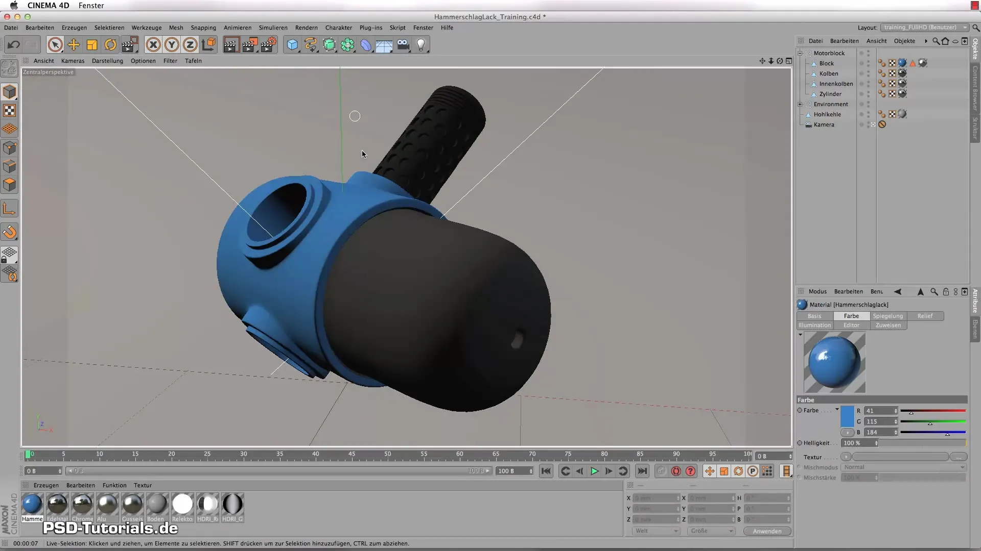 Crea pintura de textura martillada en CINEMA 4D - Paso a paso Crea pintura texturizada en CINEMA 4D – Paso a paso
