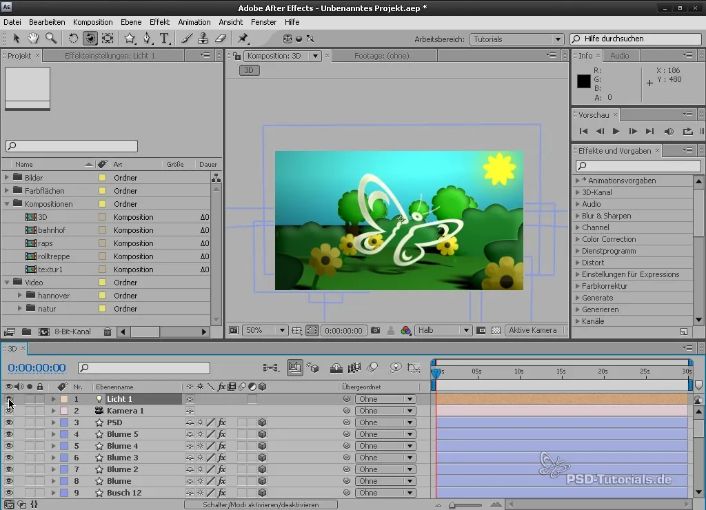 Основы 3D-пространства в After Effects Основы 3D-пространства в After Effects