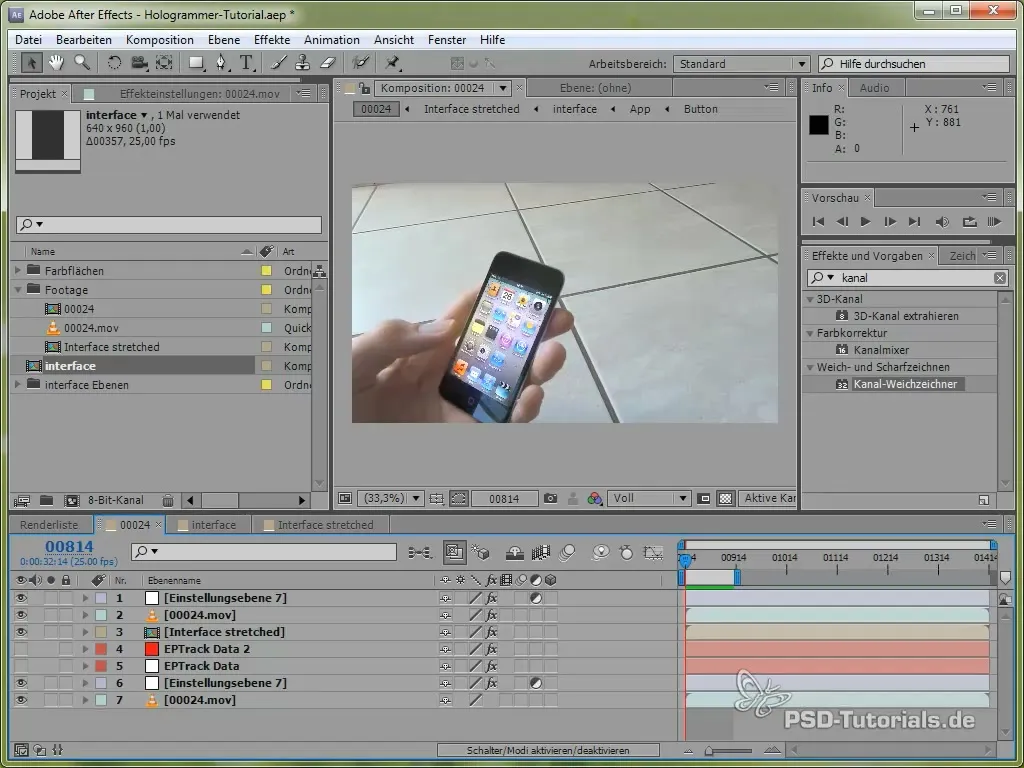Создание 2.5D голографических эффектов в After Effects Создание 2.5D голограммных эффектов в After Effects
