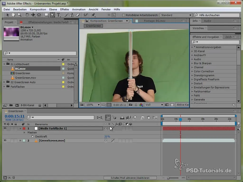 Erstelle den perfekten Laserschwert-Effekt in After Effects Erstelle den perfekten Laserschwert-Effekt in After Effects