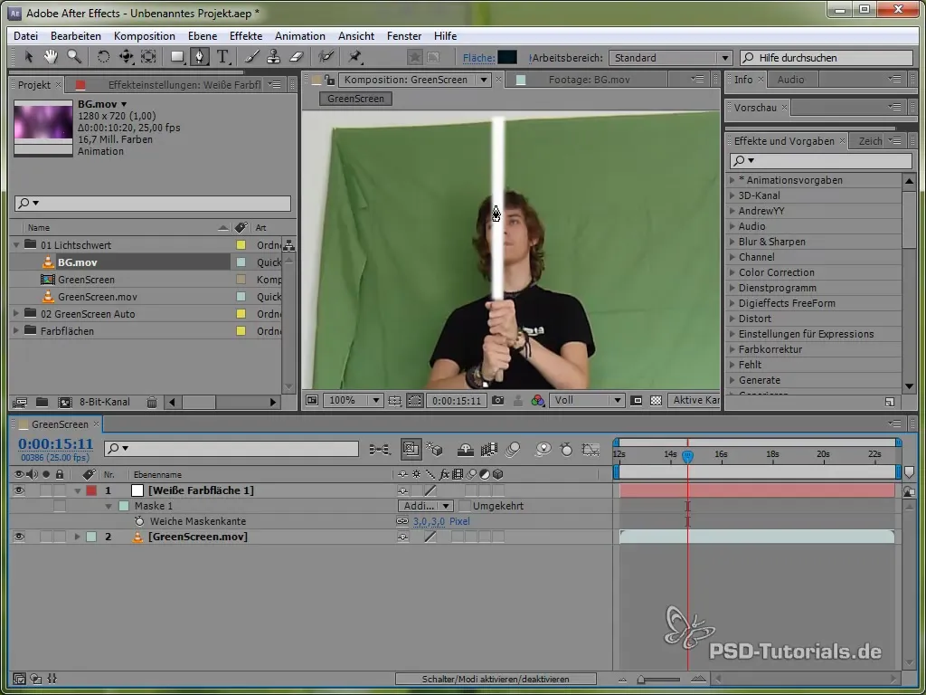Erstelle den perfekten Laserschwert-Effekt in After Effects Erstelle den perfekten Laserschwert-Effekt in After Effects