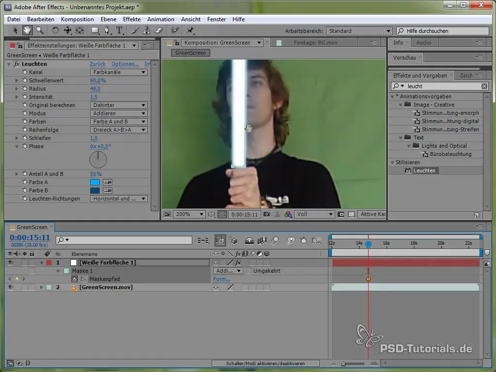 Erstelle den perfekten Laserschwert-Effekt in After Effects Erstelle den perfekten Laserschwert-Effekt in After Effects