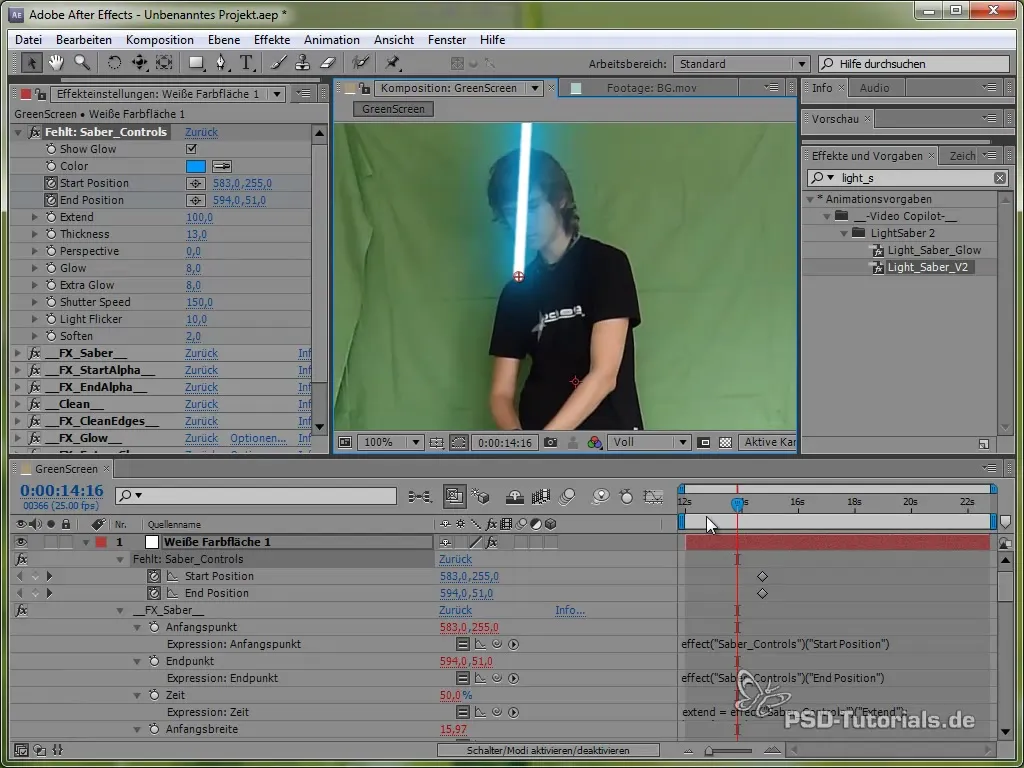 Erstelle den perfekten Laserschwert-Effekt in After Effects Erstelle den perfekten Laserschwert-Effekt in After Effects