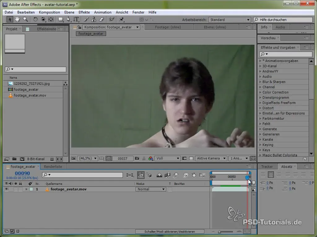 Создание эффекта аватара с отслеживанием лиц в After Effects Создание эффекта аватара с отслеживанием лиц в After Effects