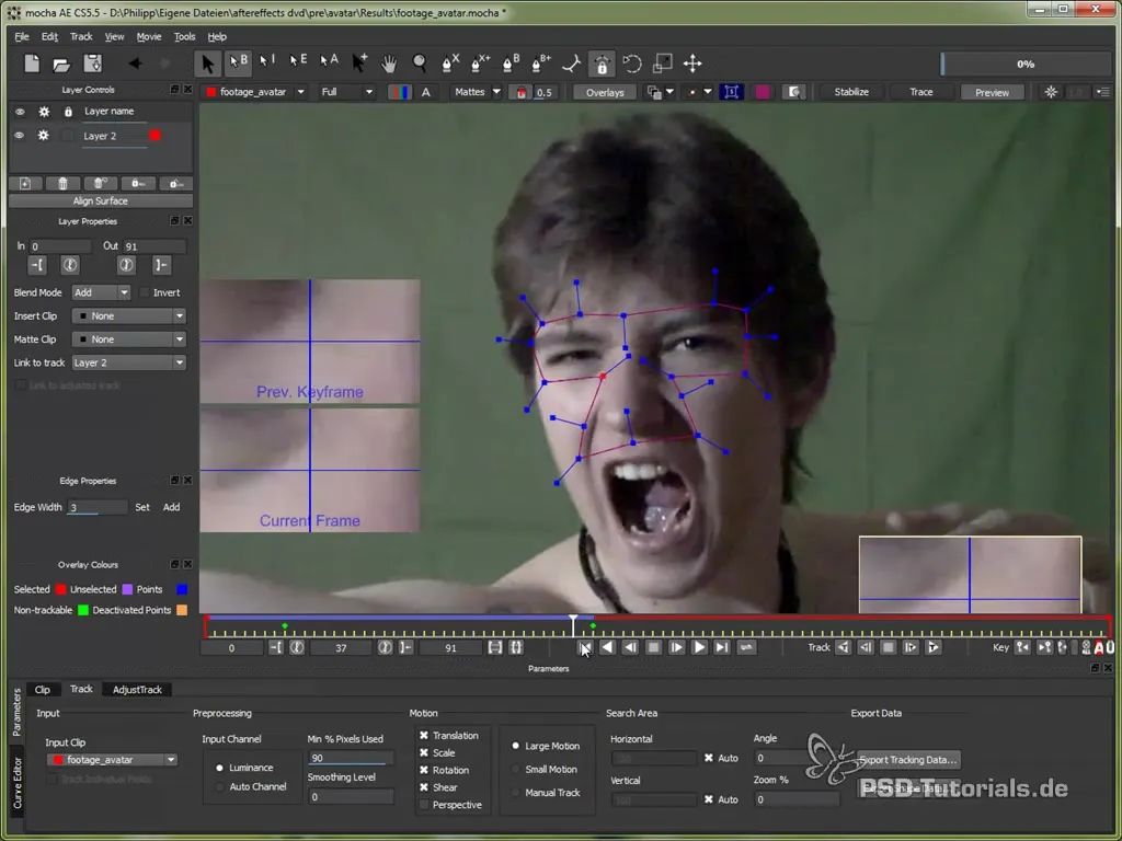 Создание эффекта аватара с трекингом лица в After Effects Создание эффекта аватара с отслеживанием лиц в After Effects