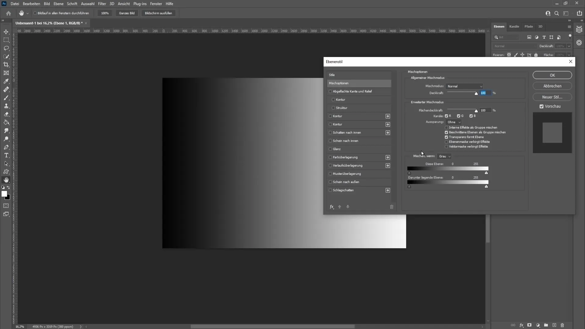Maneras creativas con la función de Fusionados si en Photoshop