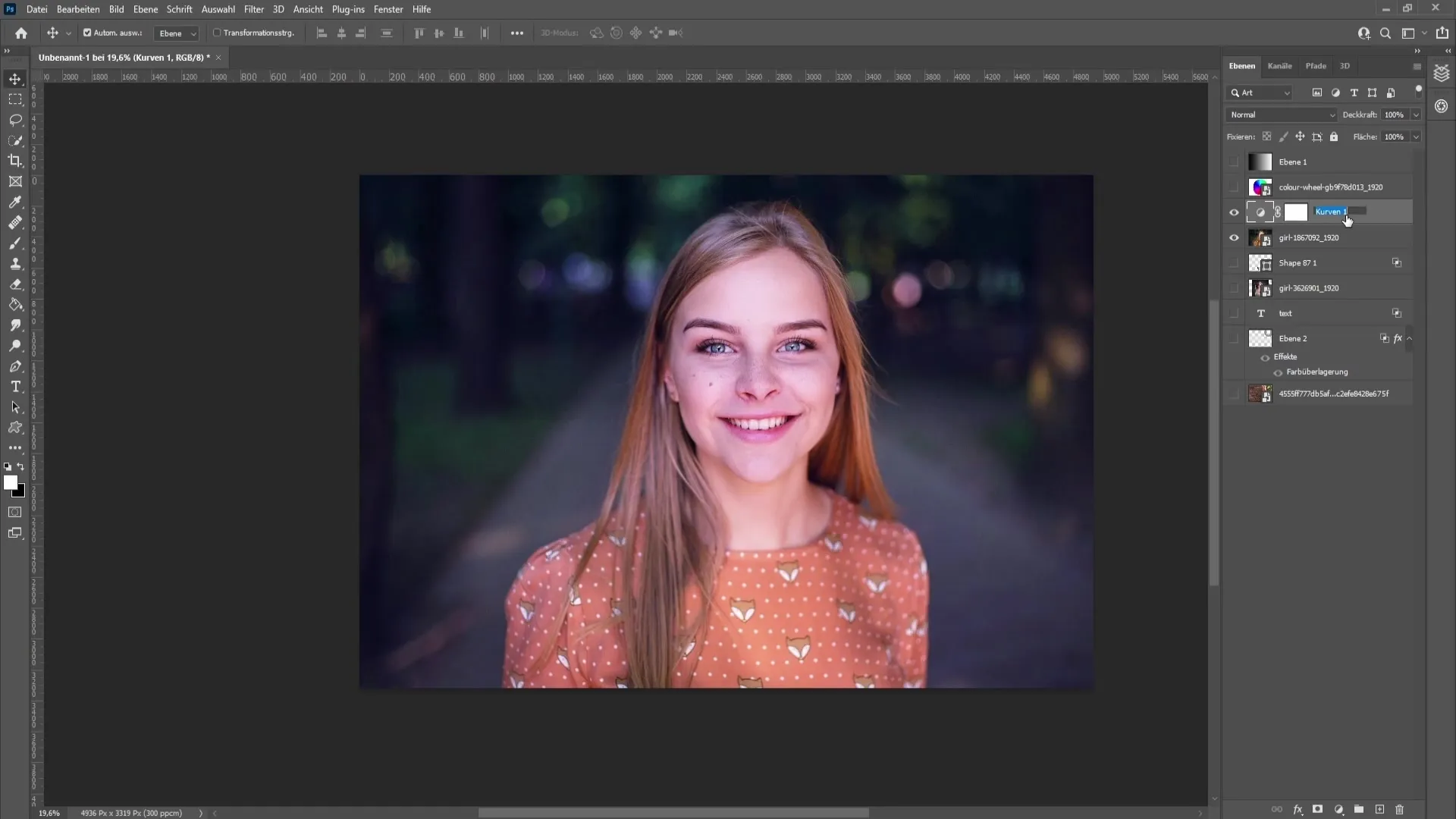 Creativas posibilidades con la función de fusionar si en Photoshop