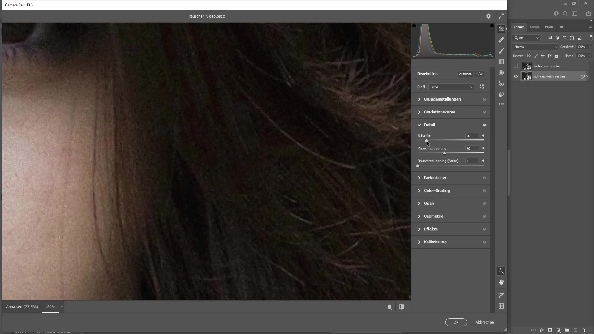 Ridurre il rumore dell'immagine in Photoshop: Ecco come!