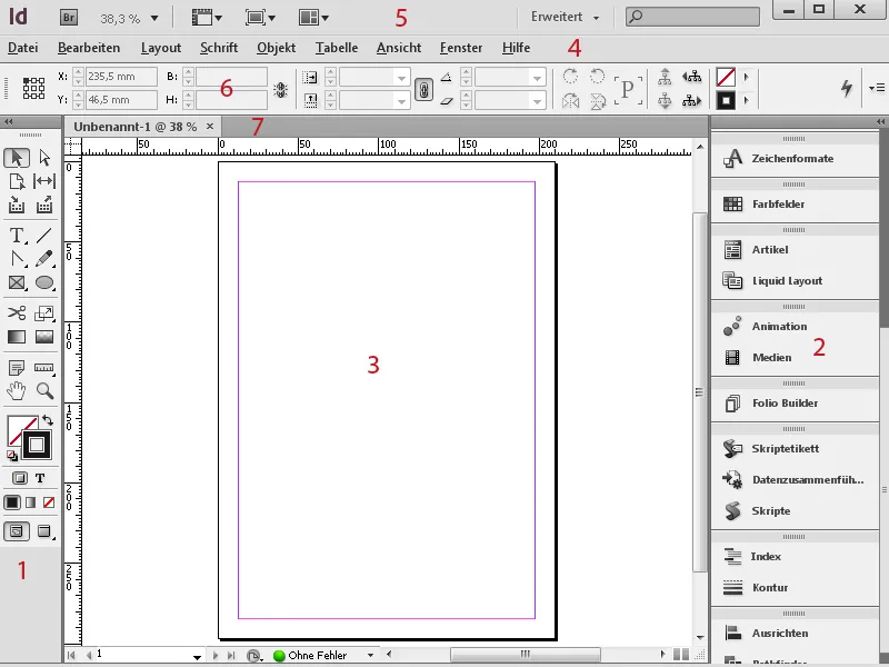 Introduction à InDesign : L'écran de démarrage et l'interface