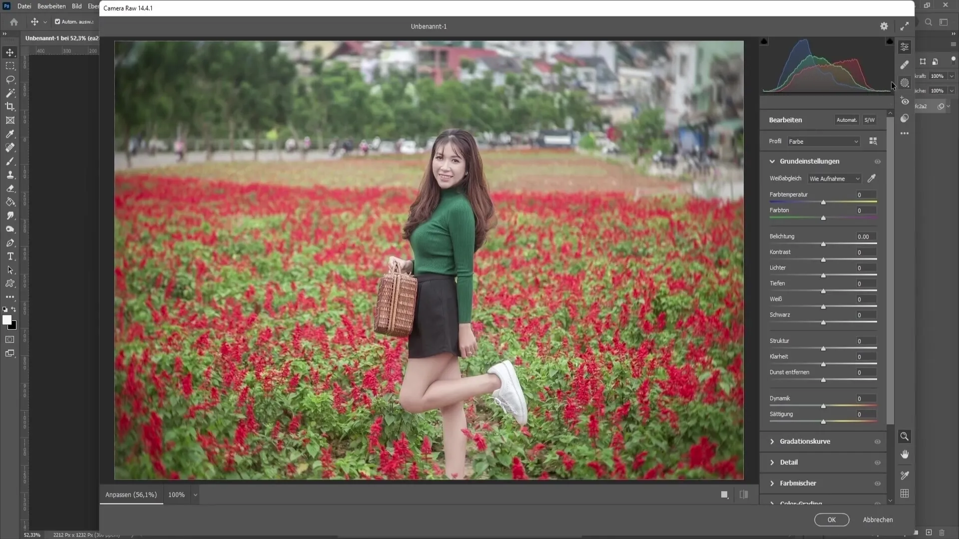 A Camera Raw szűrő hatékony használata Photoshopban