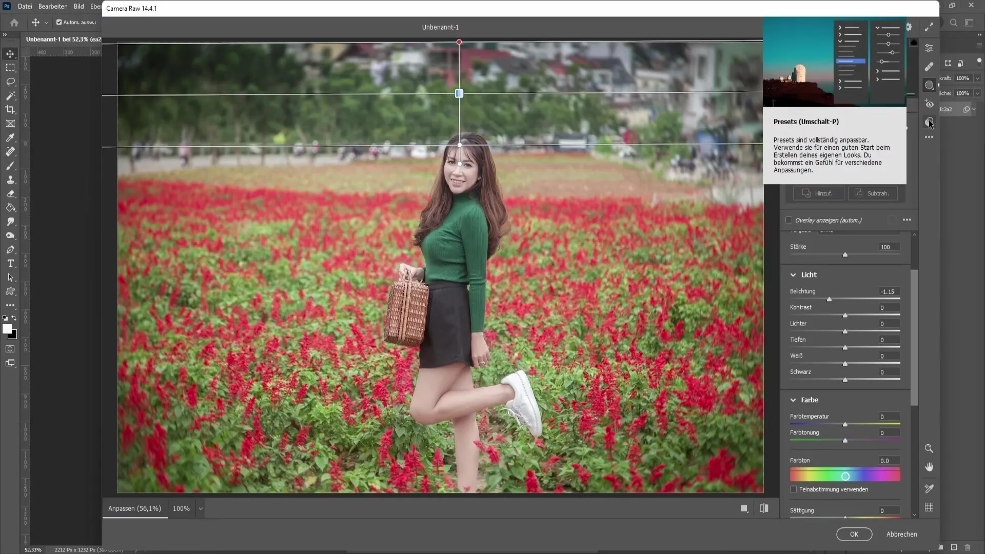 A Camera Raw szűrő hatékony használata Photoshopban