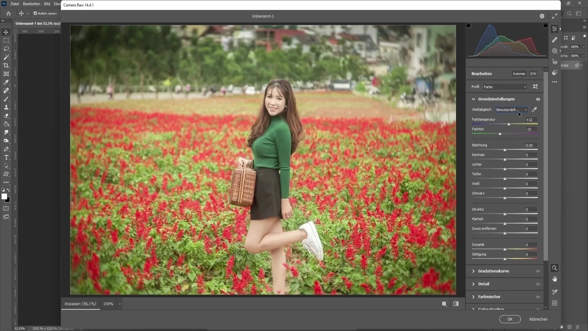A Camera Raw szűrő hatékony használata Photoshopban