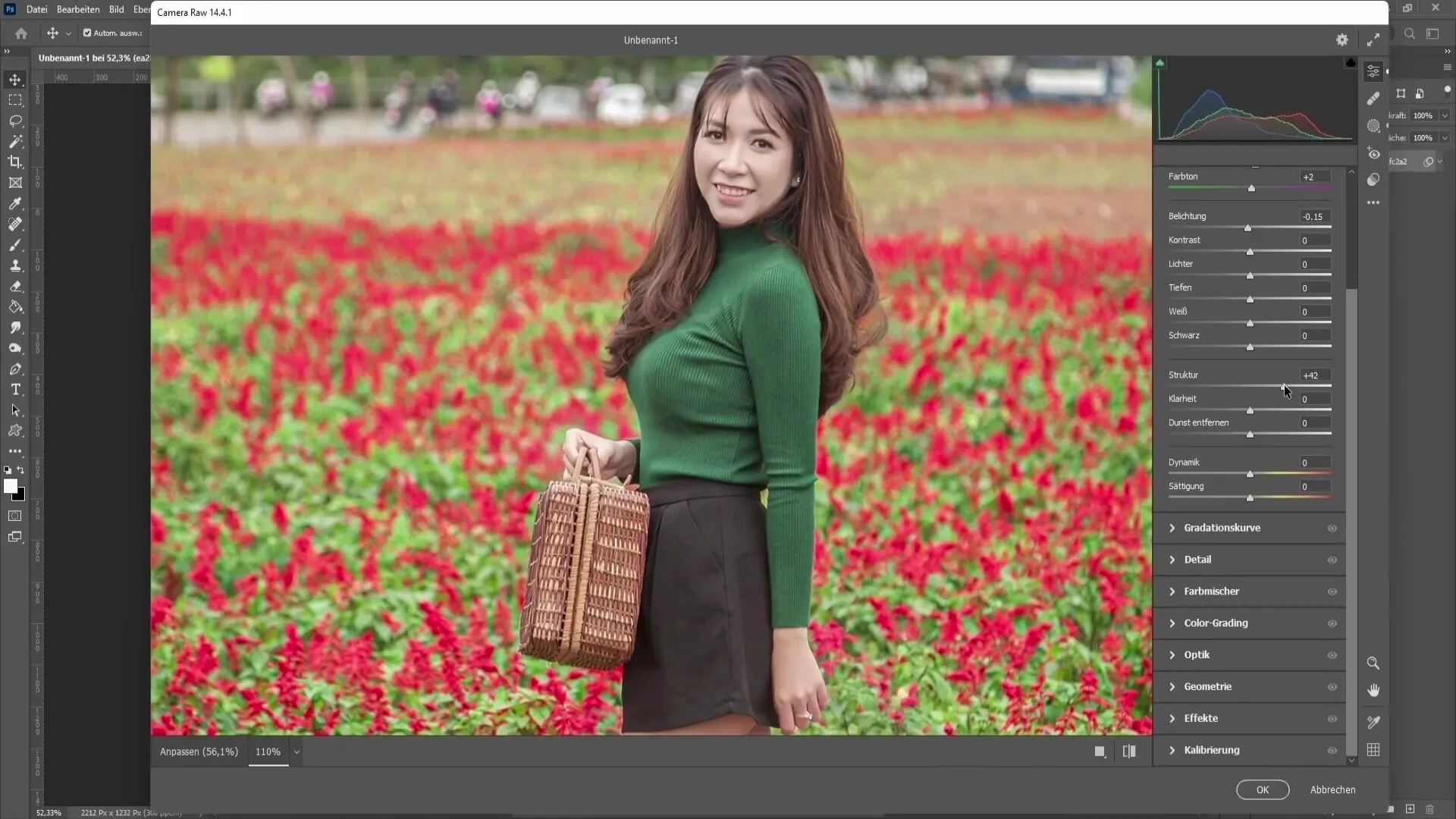A Camera Raw szűrő hatékony használata Photoshopban