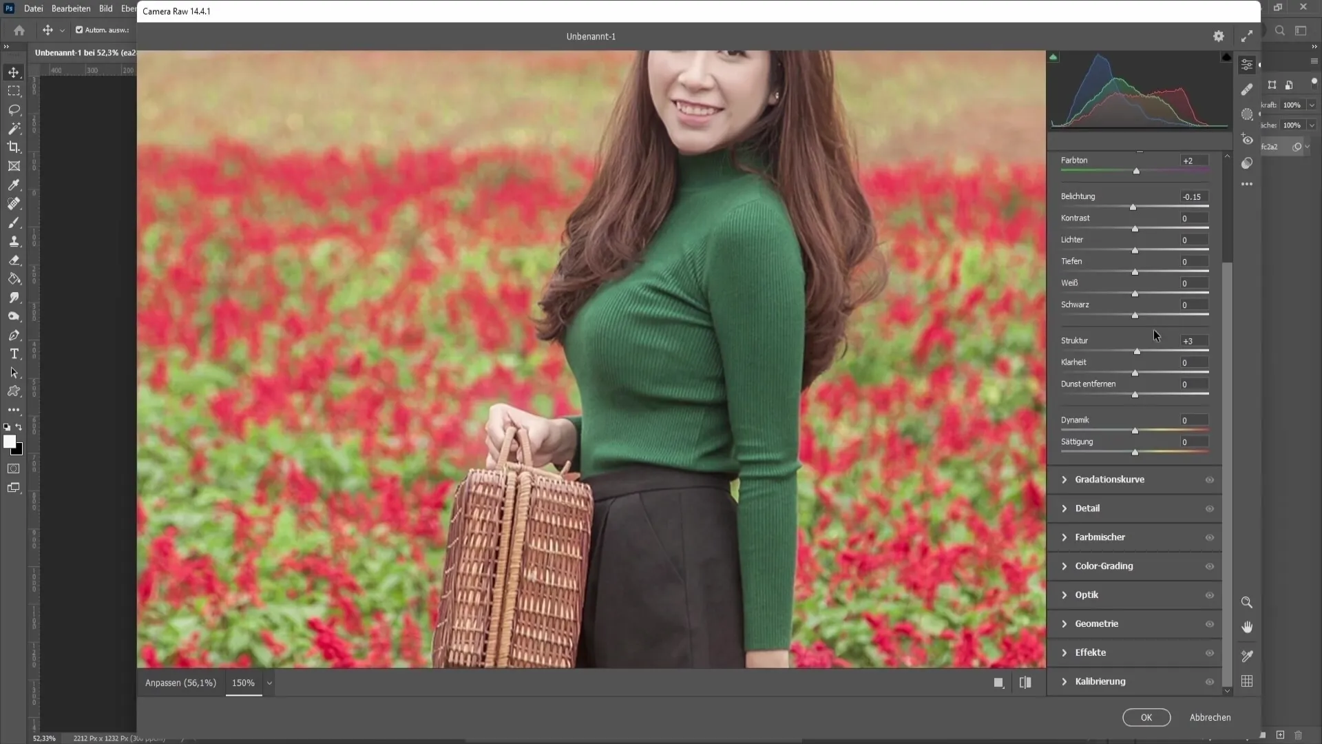 A Camera Raw szűrő hatékony használata Photoshopban