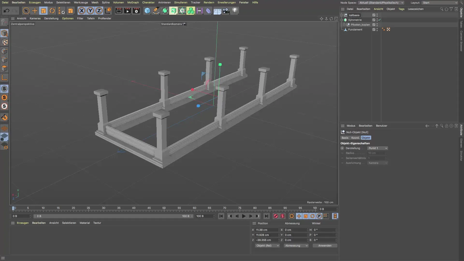 Crea una base de metal con instancias de renderizado en Cinema 4D Crea una base de metal con instancias de render en Cinema 4D