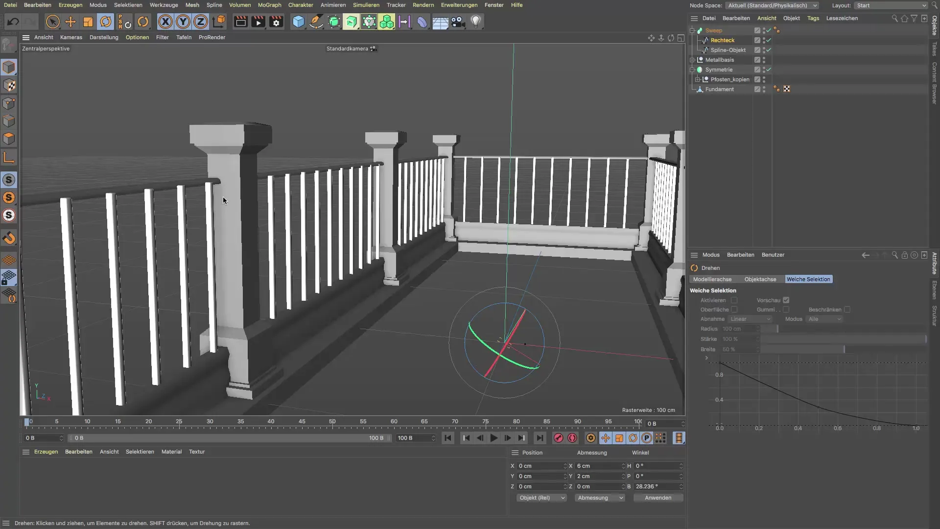 Создание идеального поручня в Cinema 4D Создание идеального перила в Cinema 4D