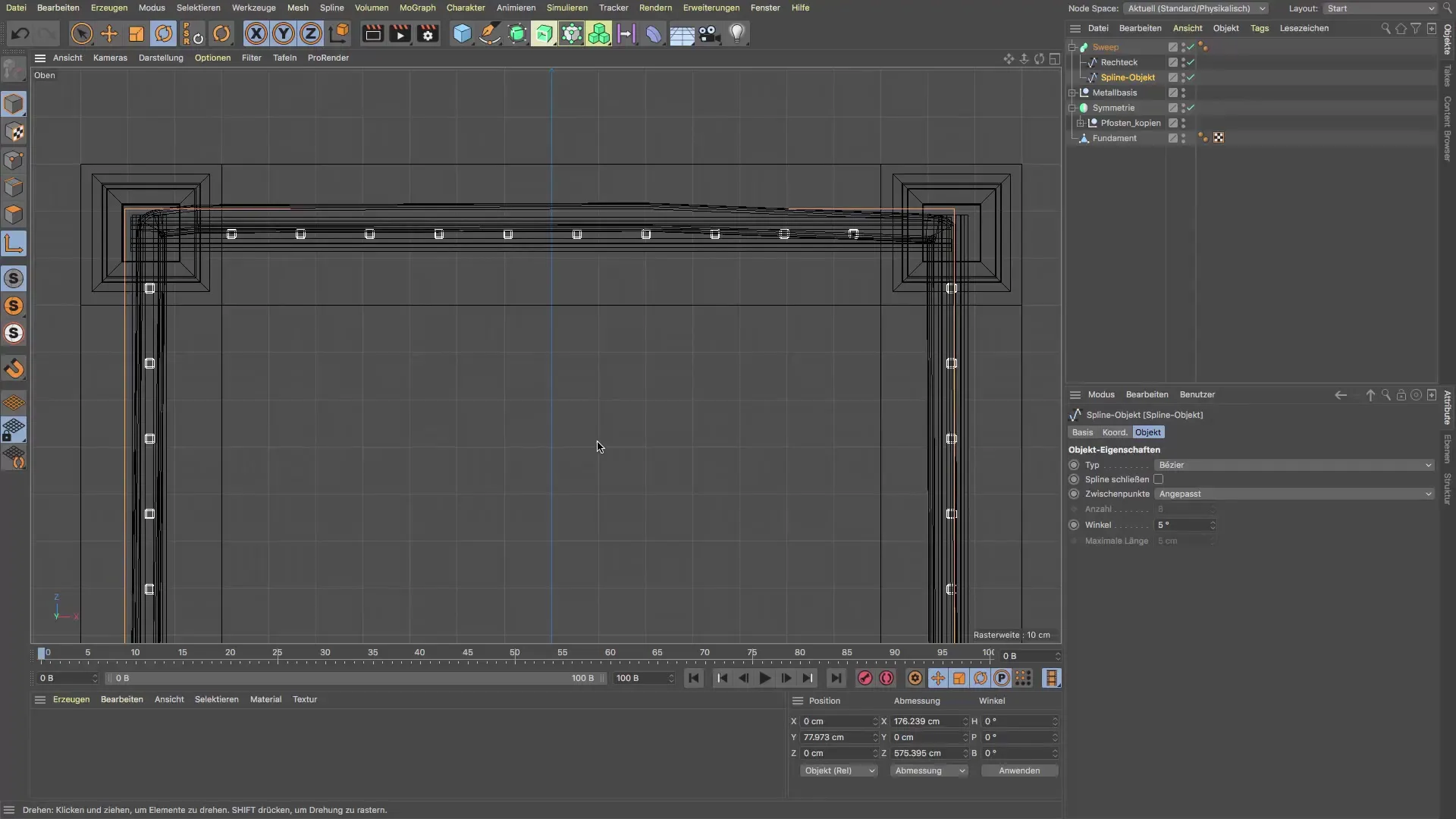 Создание идеального поручня в Cinema 4D Создание идеального перила в Cinema 4D