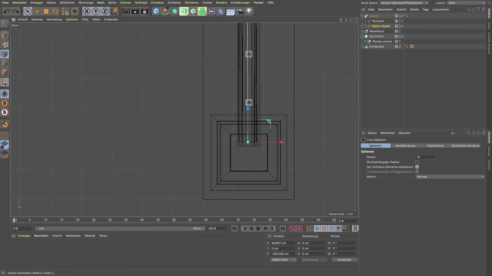 Создание идеального перила в Cinema 4D Создание идеального перила в Cinema 4D